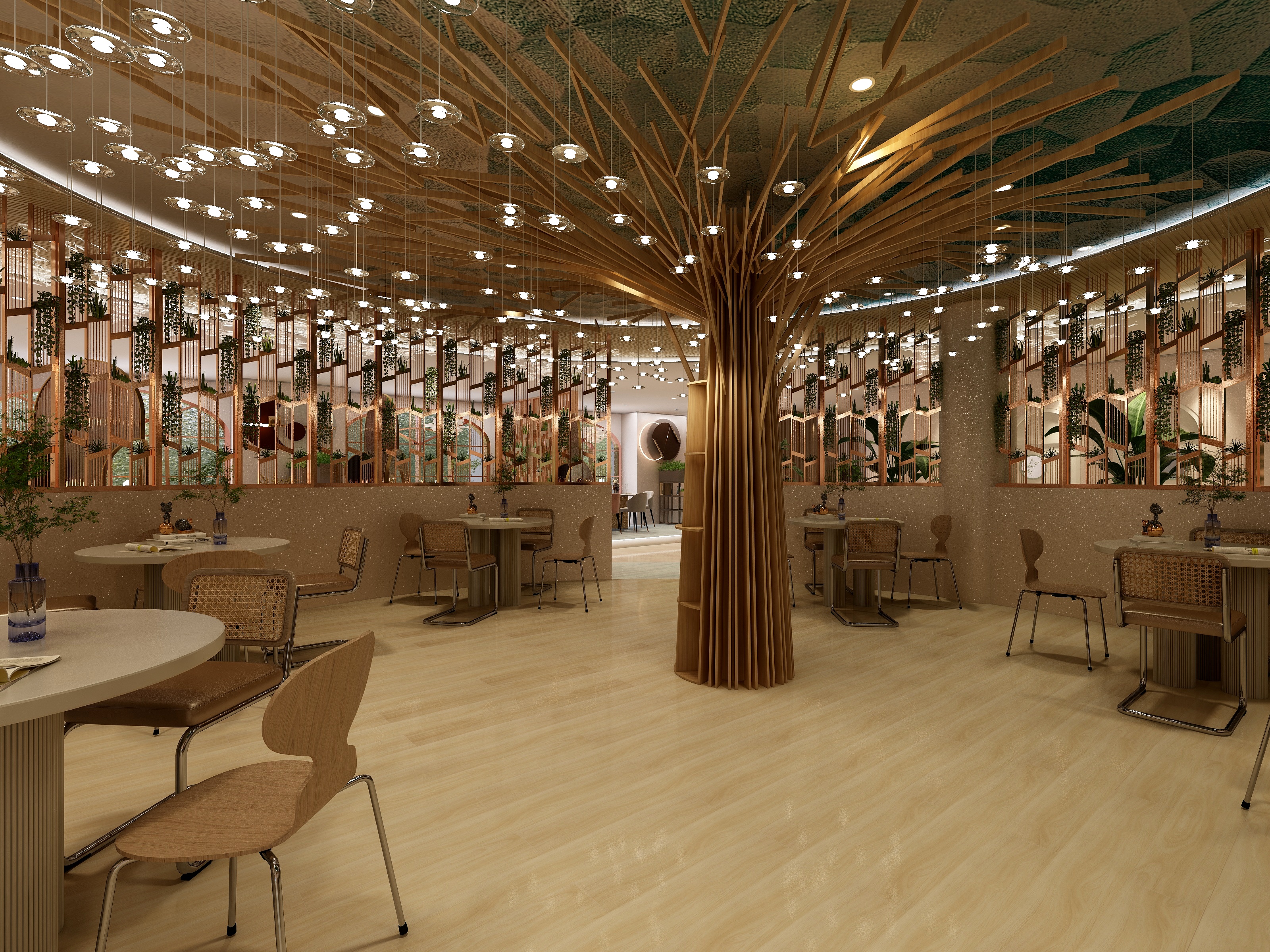 半世烟尘* Angel-粉色物语花餐厅-装修设计方案