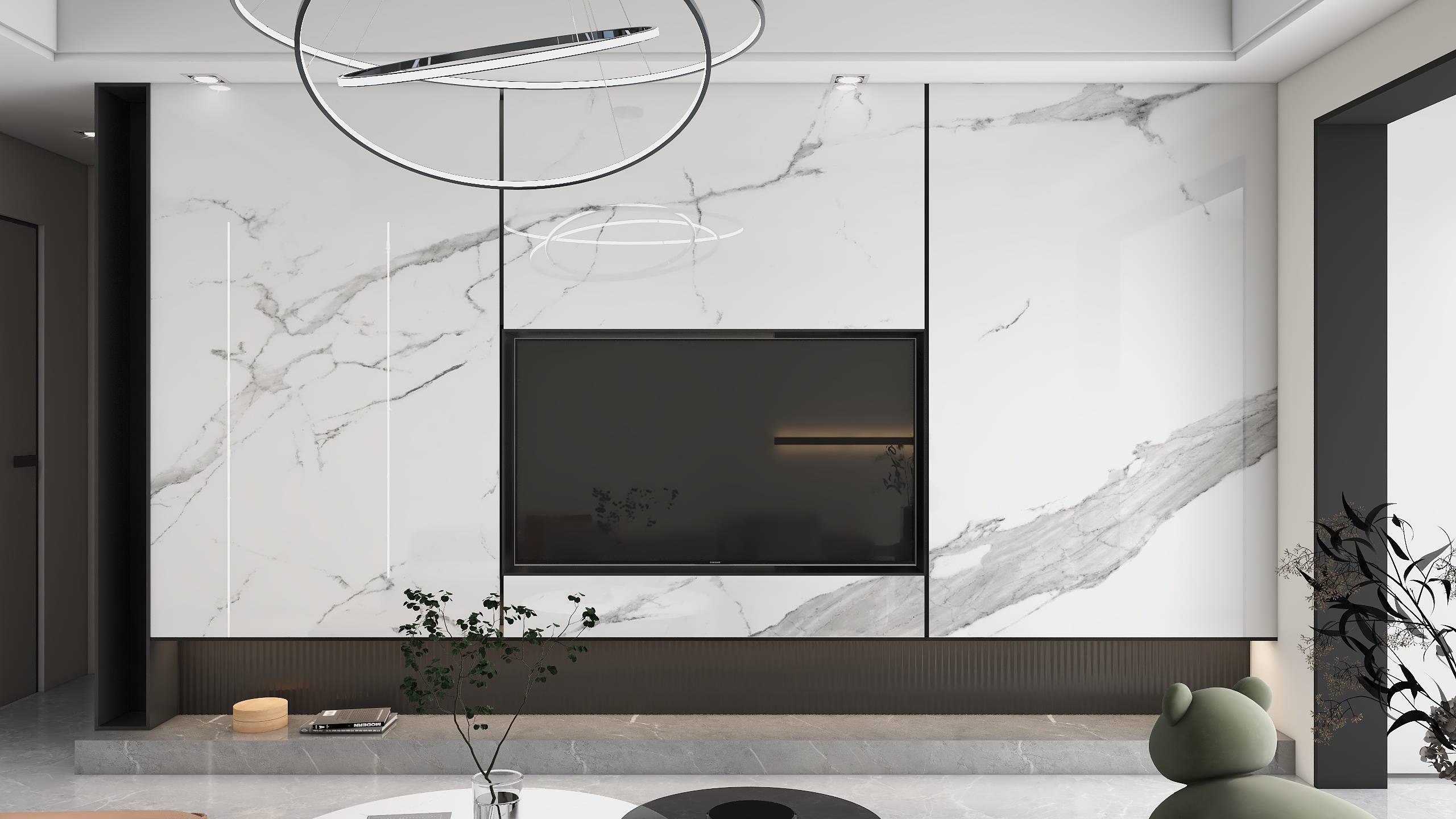 邓世斌-凯旋城现代简约105㎡3室-装修设计方案