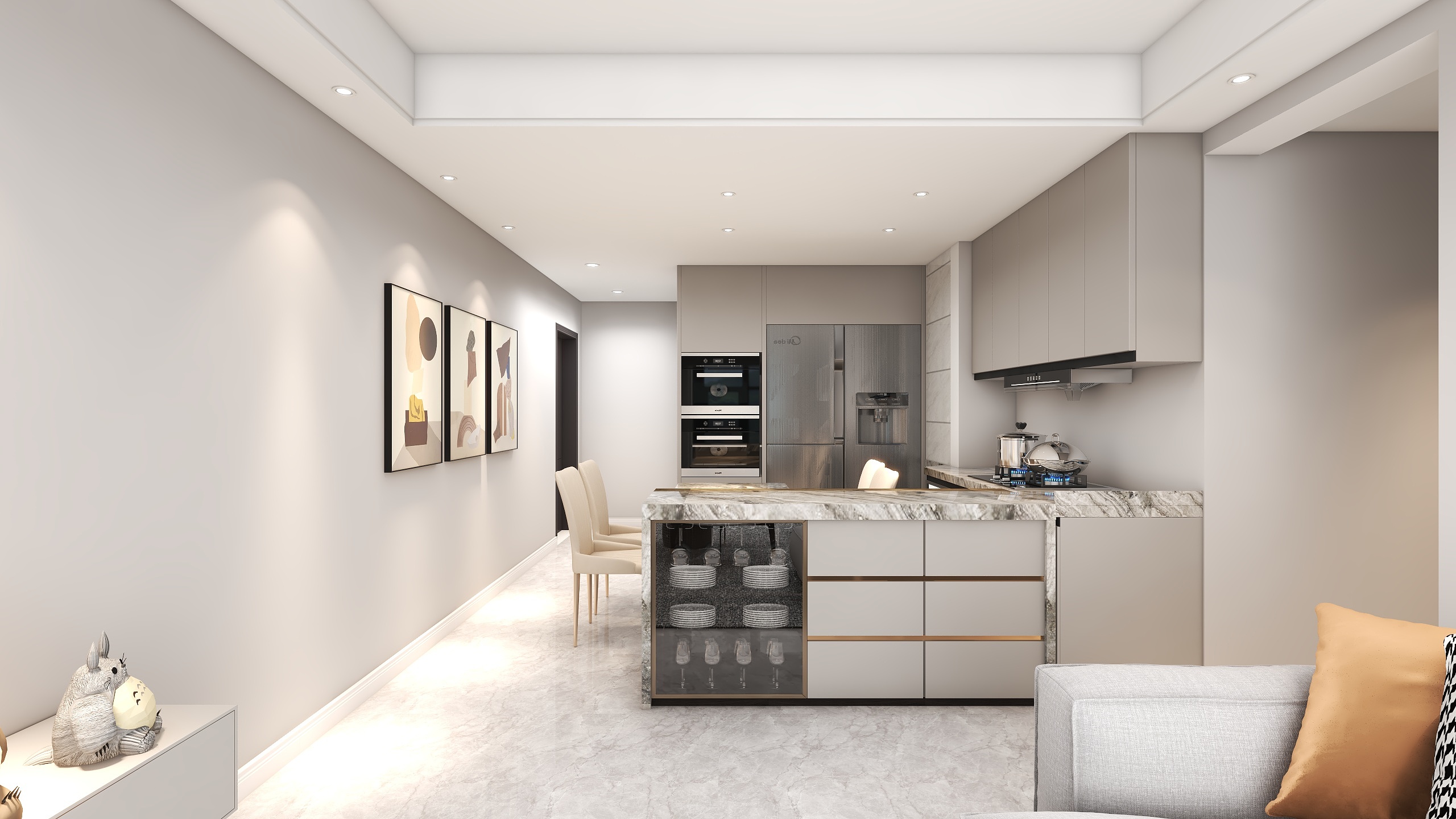 方仁俊的空间设计-碧桂园YJ130-二人世界-装修设计方案