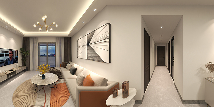 设计师蔡建华-金邑林居2栋704房李先生-装修设计方案