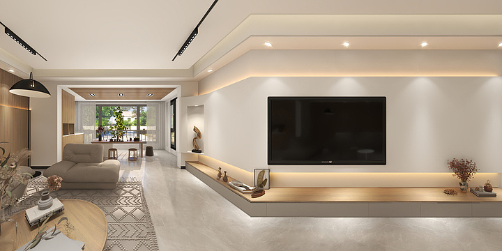 意境设计01-梅州客天下--原木风-装修设计方案