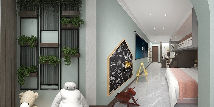 圆木建筑装饰设计工作室-砂河二楼 藜麦特产-装修设计方案