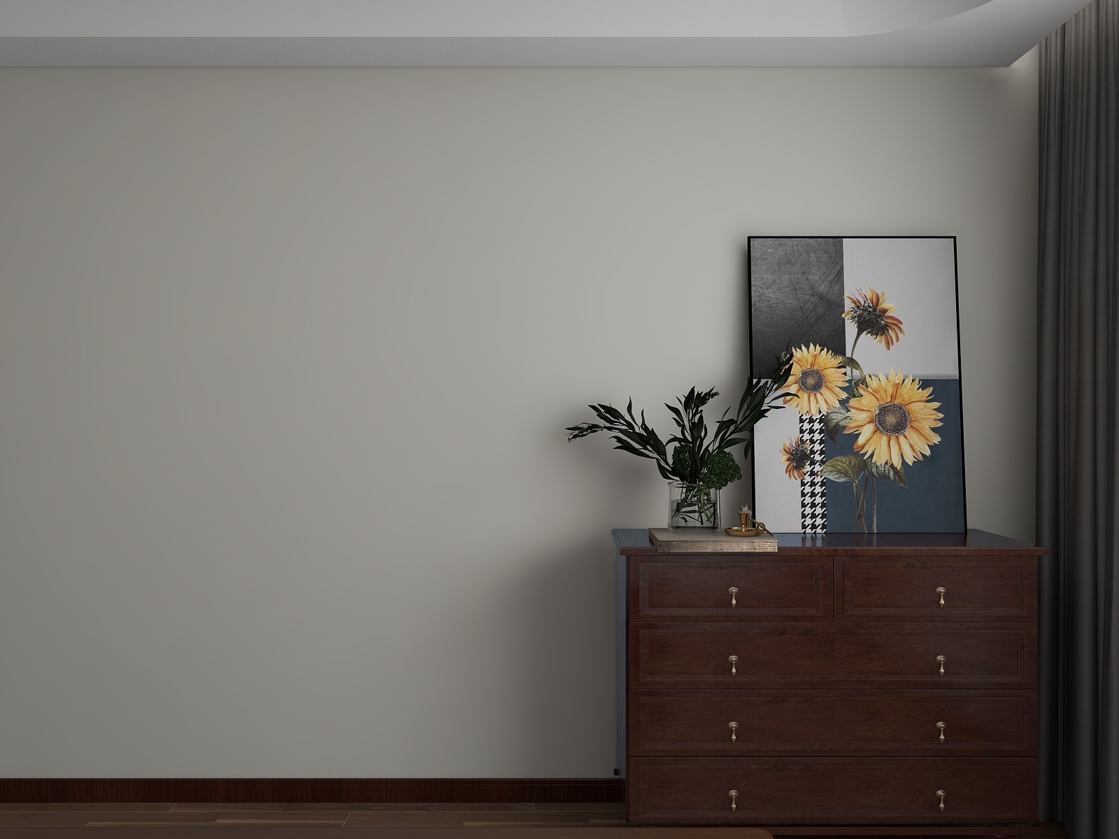 有柒设计-《一曲美式颂》小美 ——三室二厅133平方-装修设计方案