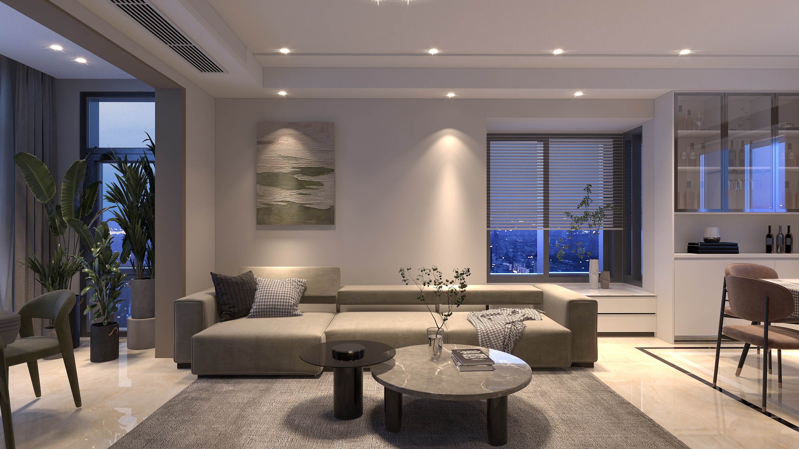 全案设计杨明-新陆国际田美女-装修设计方案