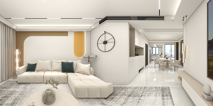 效果图設計-逸品尚东-装修设计方案