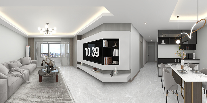 南下Lrae-龙湖亿联春江天玺130m²-装修设计方案