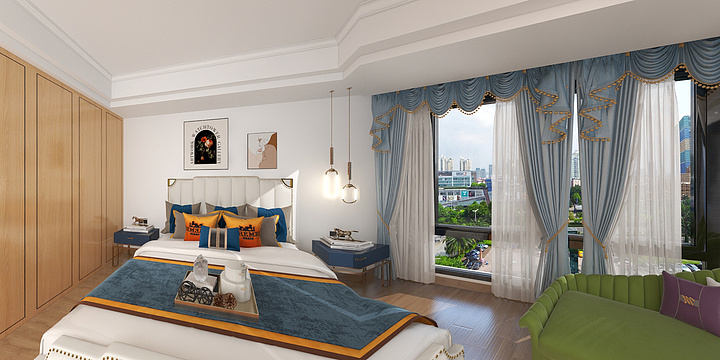 心一境致設計服务部-钻石豪苑3栋EE层效果 -装修设计方案