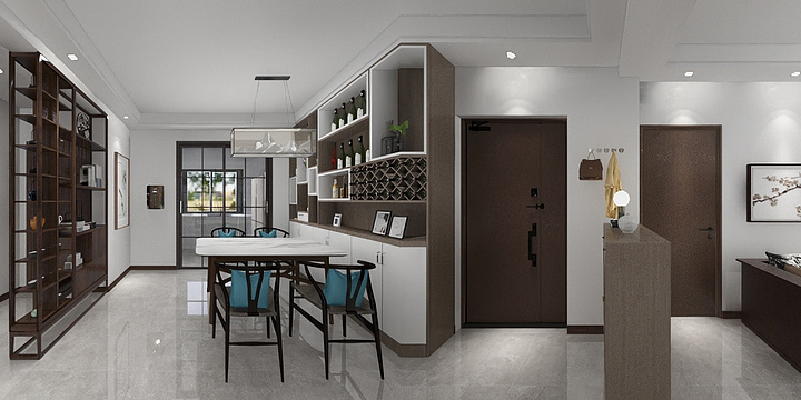 设计师一阿呆-上和园130中间户-装修设计方案