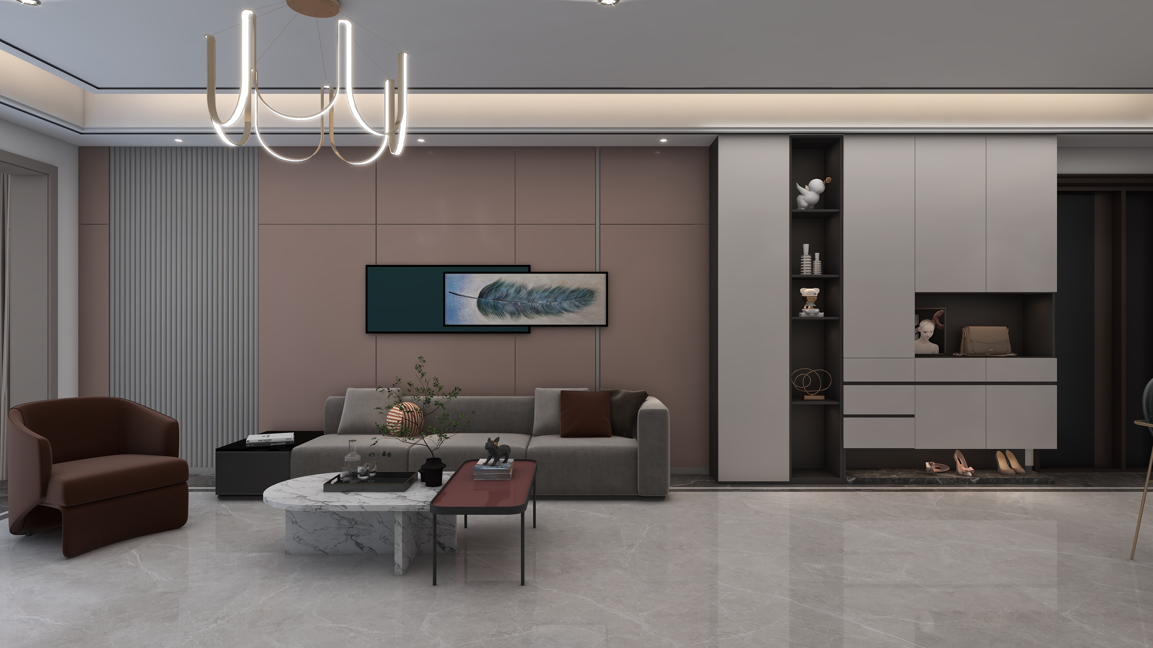 設計.龍飛-陶瓷考核户型-装修设计方案