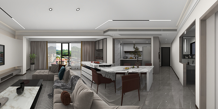 了凡18392722880-段老师方案-123平米布局-装修设计方案