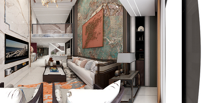 罗运双设计师m-吴总效果图-装修设计方案