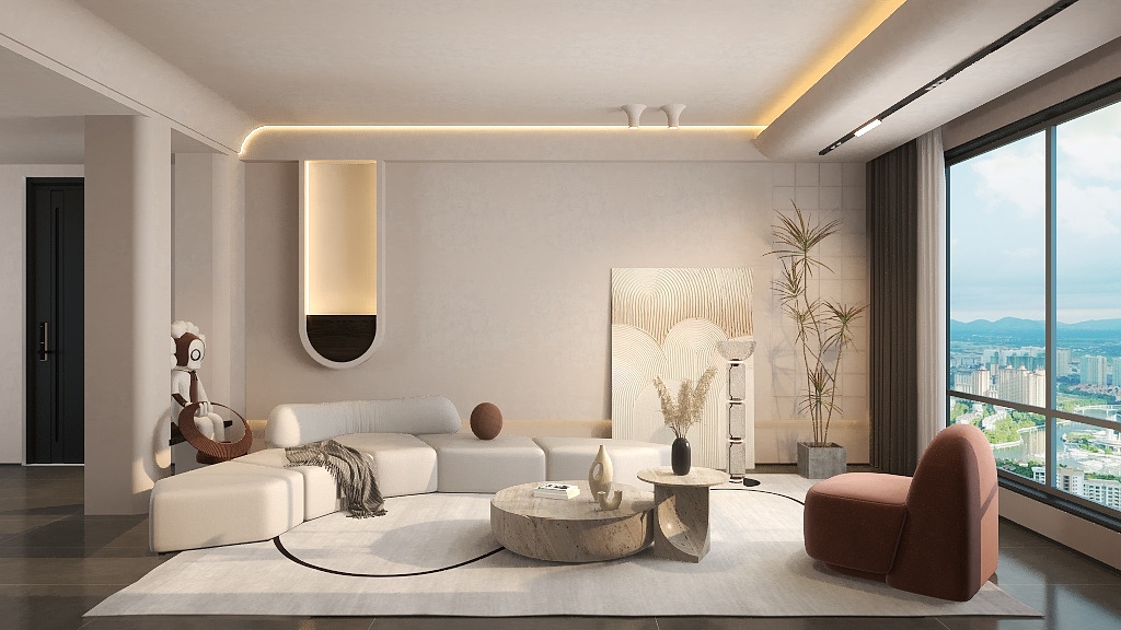 大长腿小豆豆-侘寂风-装修设计方案