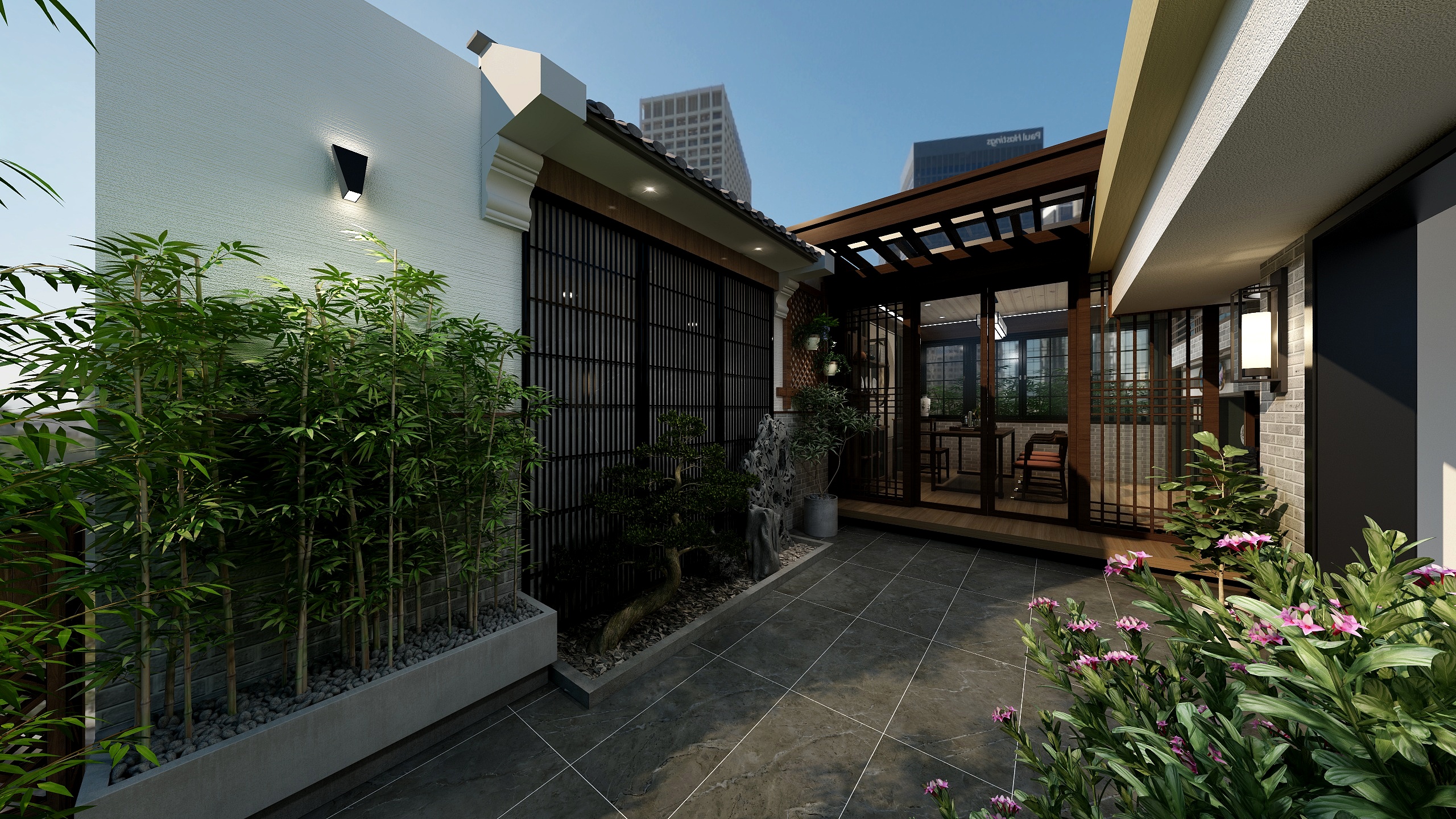 组合开关-锦源品尚屋顶茶室89㎡-装修设计方案