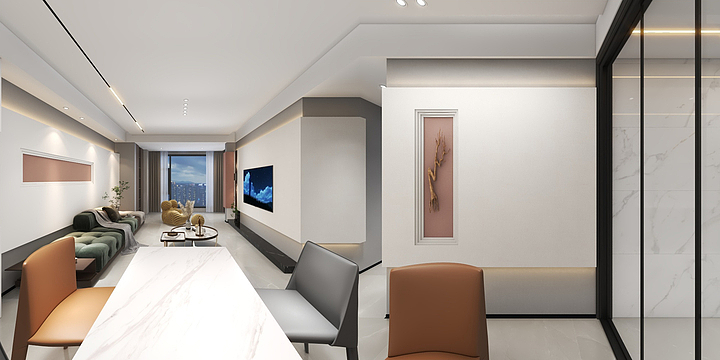 小不点效果图-剑桥郡12-1410-装修设计方案