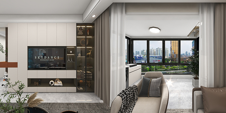 全案设计amYQ-楚荣华府13-1702-装修设计方案