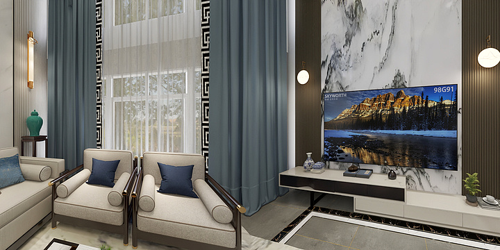 上善若水6628-万山华府别墅-幸福生活-装修设计方案