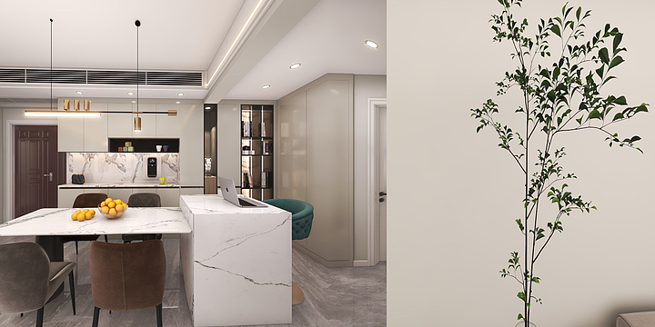 沈冬-《晟晖》现代轻奢丨118平三居室-装修设计方案