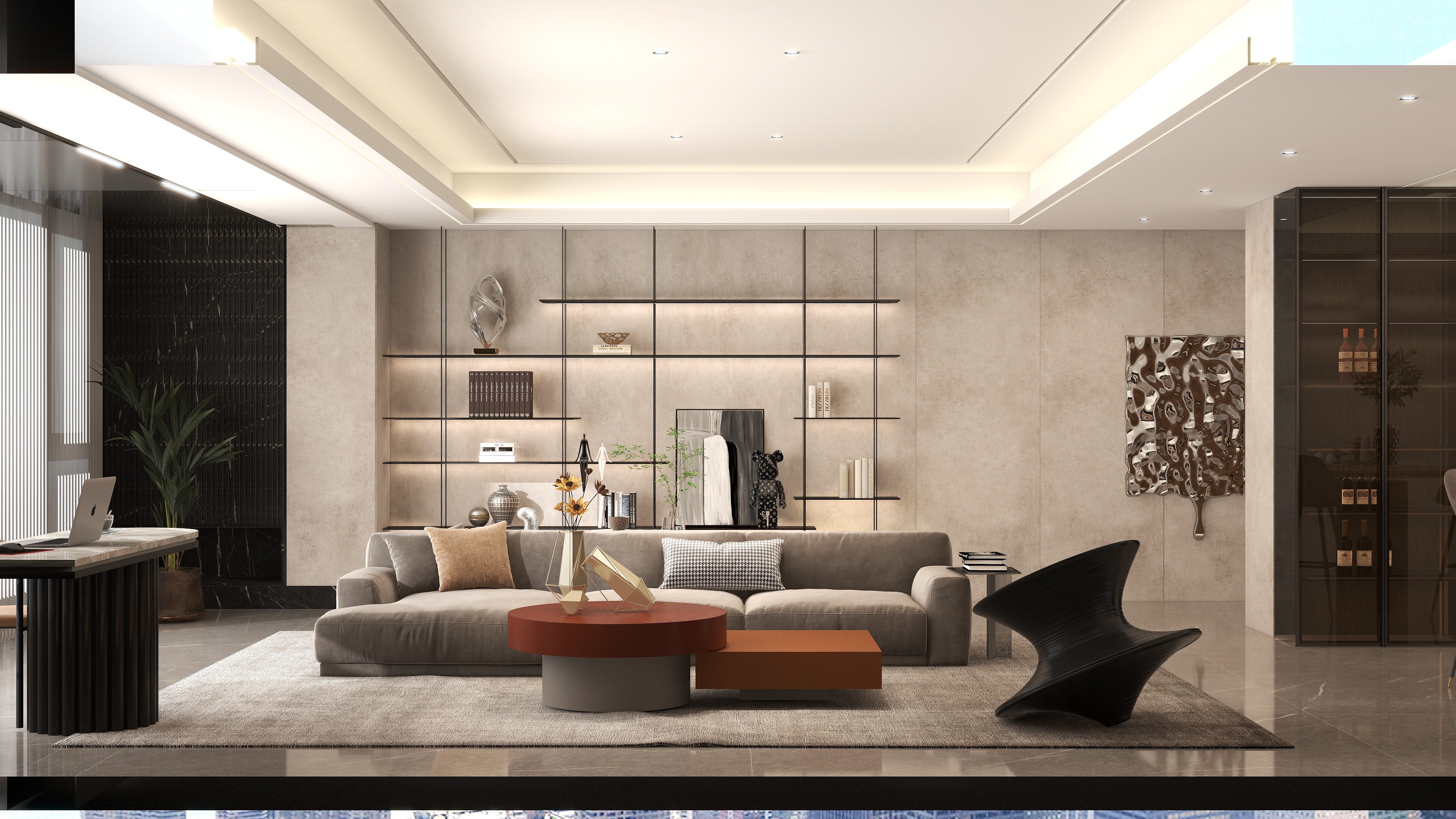 蔓艺软装橘儿妞-220m²大平层后现代意式-装修设计方案