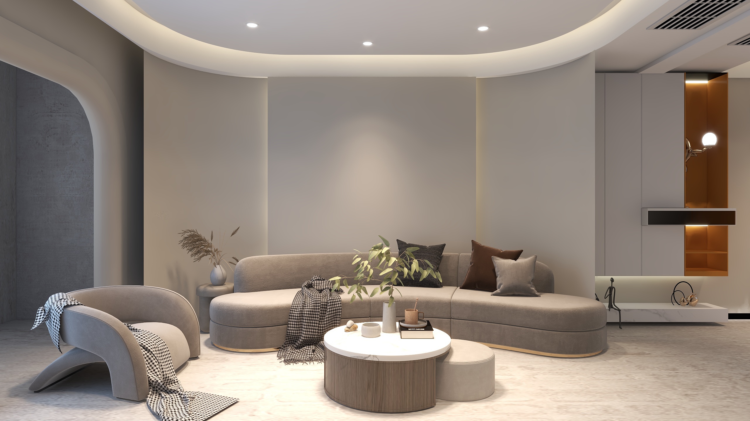 子云s-95㎡2室装修效果图