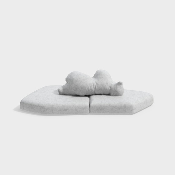 Youjia Miao Italian Minimalist Polar Bear Multi-Person Sofa