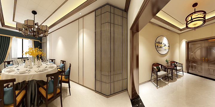 境丶华意装饰-一楼东包间-装修设计方案