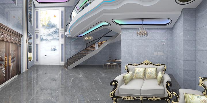 旺家装饰建材-曼见三层别墅-装修设计方案