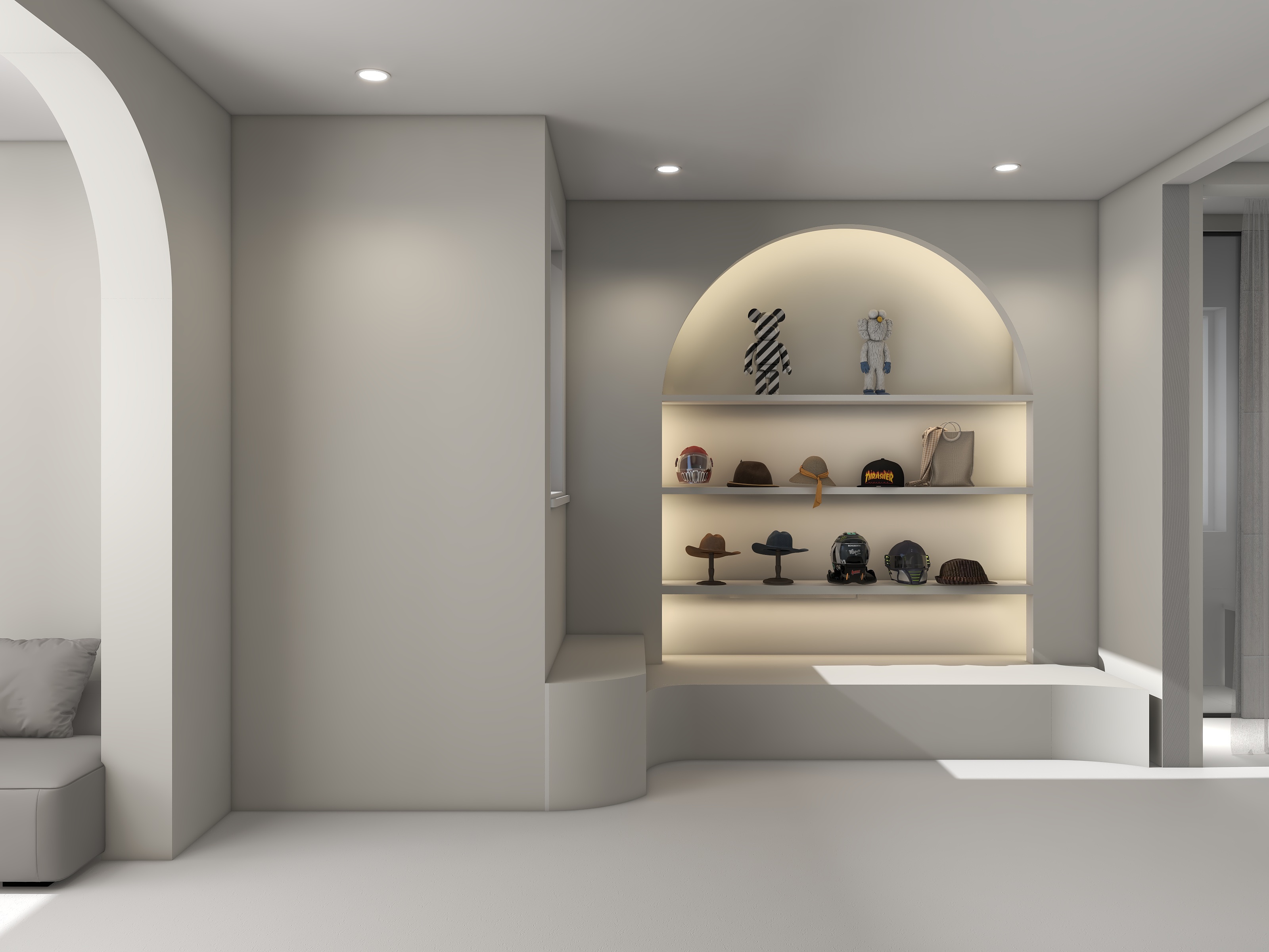 ZYJ设计工作室-服装店面装修效果图