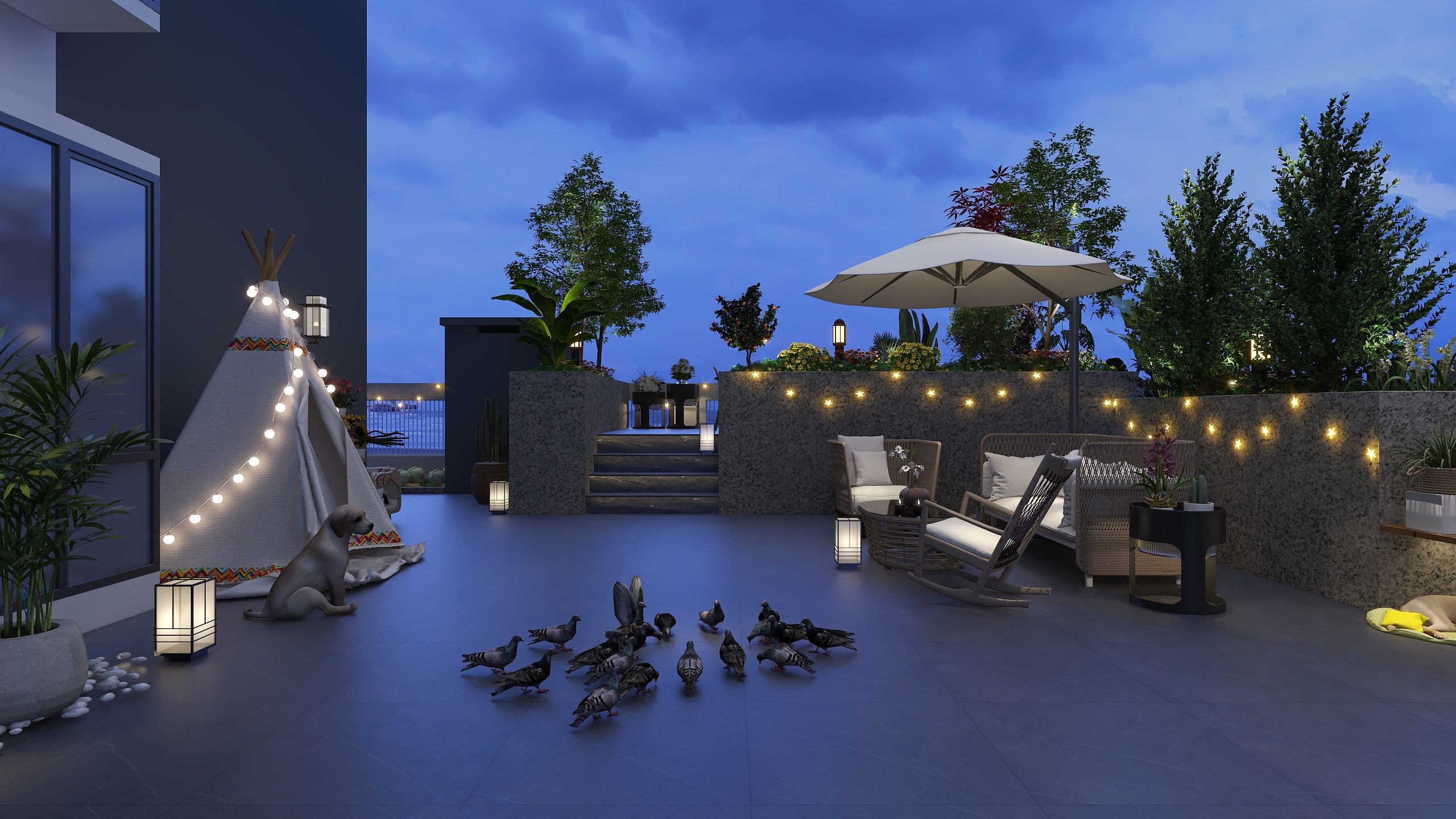 安禾设计-花园-装修设计方案