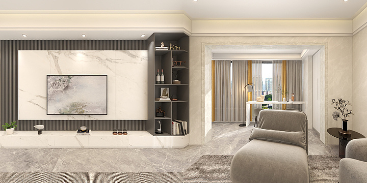 张玉泉-华侨城11座03户型-全景图Ⅰ（T：13420706357）-装修设计方案