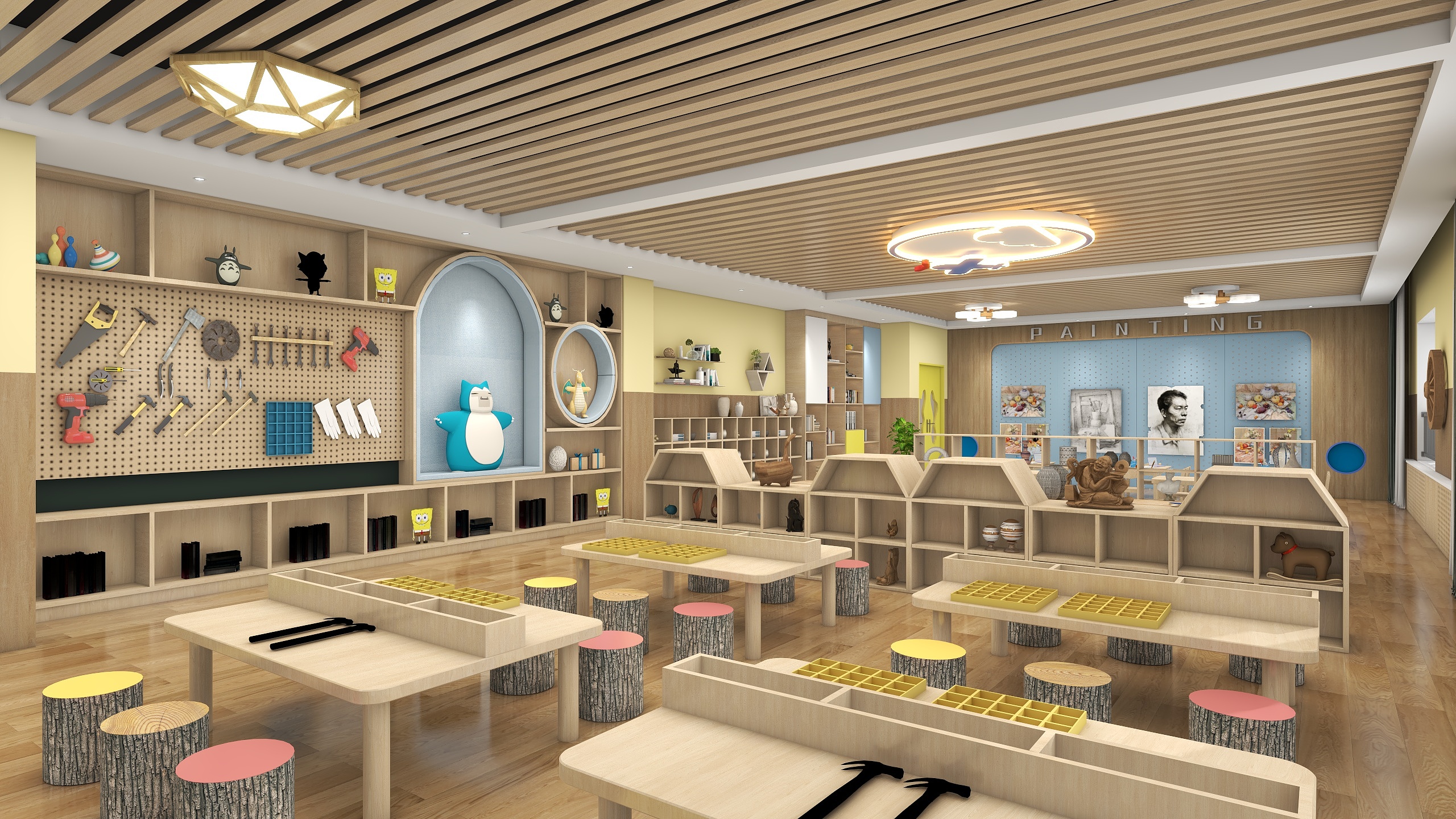 Orgle-幼儿园美术、陶艺教室-装修设计方案