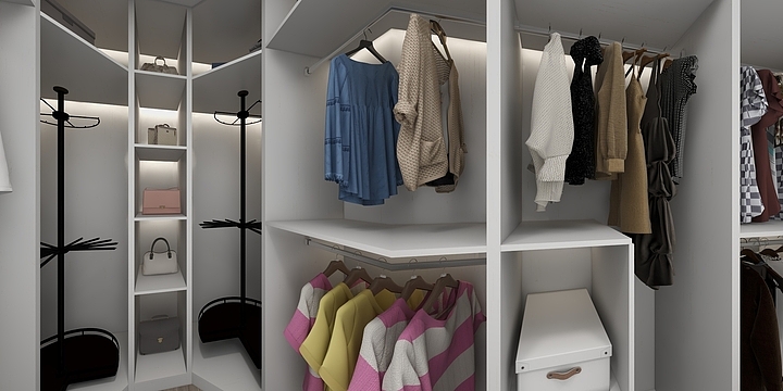 诺贝尔邓超-衣帽间-装修设计方案