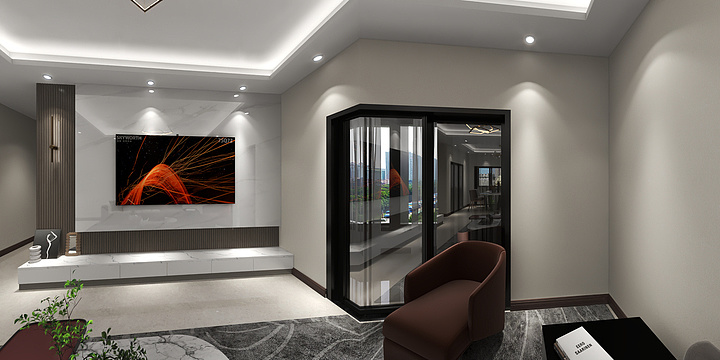 刘木匠A-金科美的·柳叶和园-装修设计方案