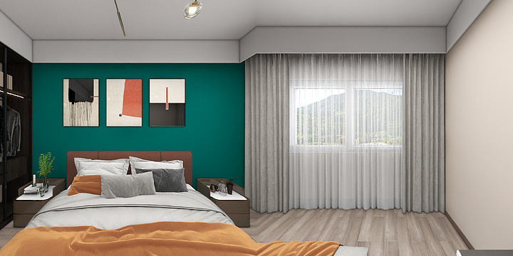 清城520-海德公园81㎡3室-装修设计方案