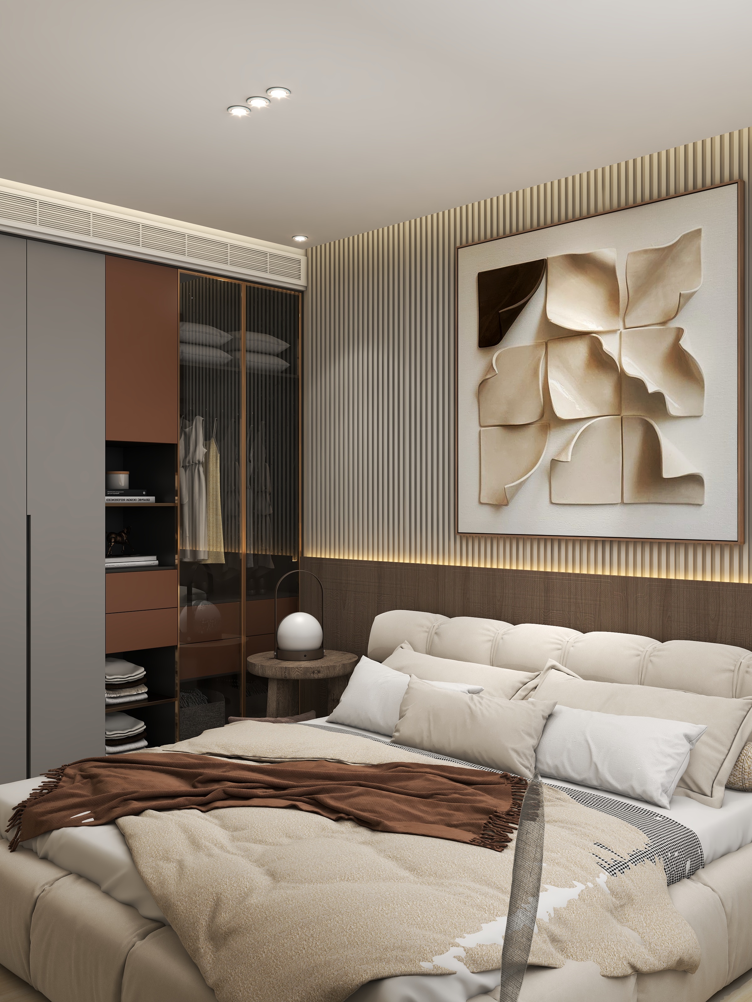 设计师韩一-海德公园83㎡3室装修效果图