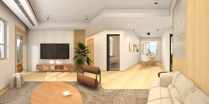 鲲之大一锅炖不夏-新长江香榭湾-装修设计方案