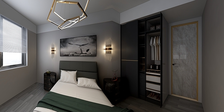 暖暖sunflower-绿城17 孟岩 现代 精版-装修设计方案