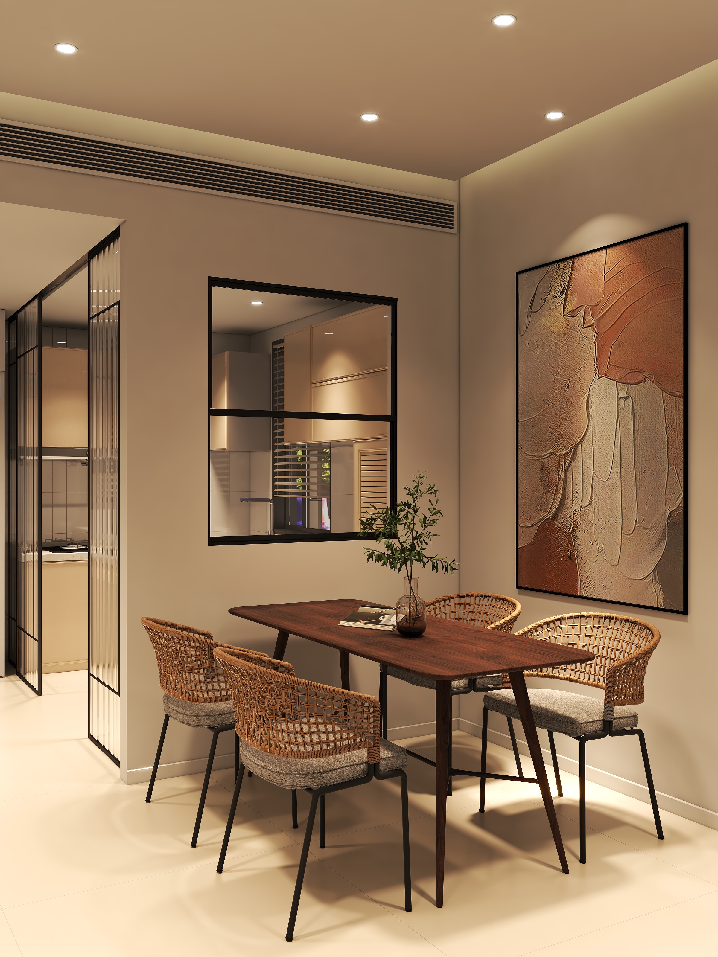 TR创造室-临港悦城-焦糖风装修效果图