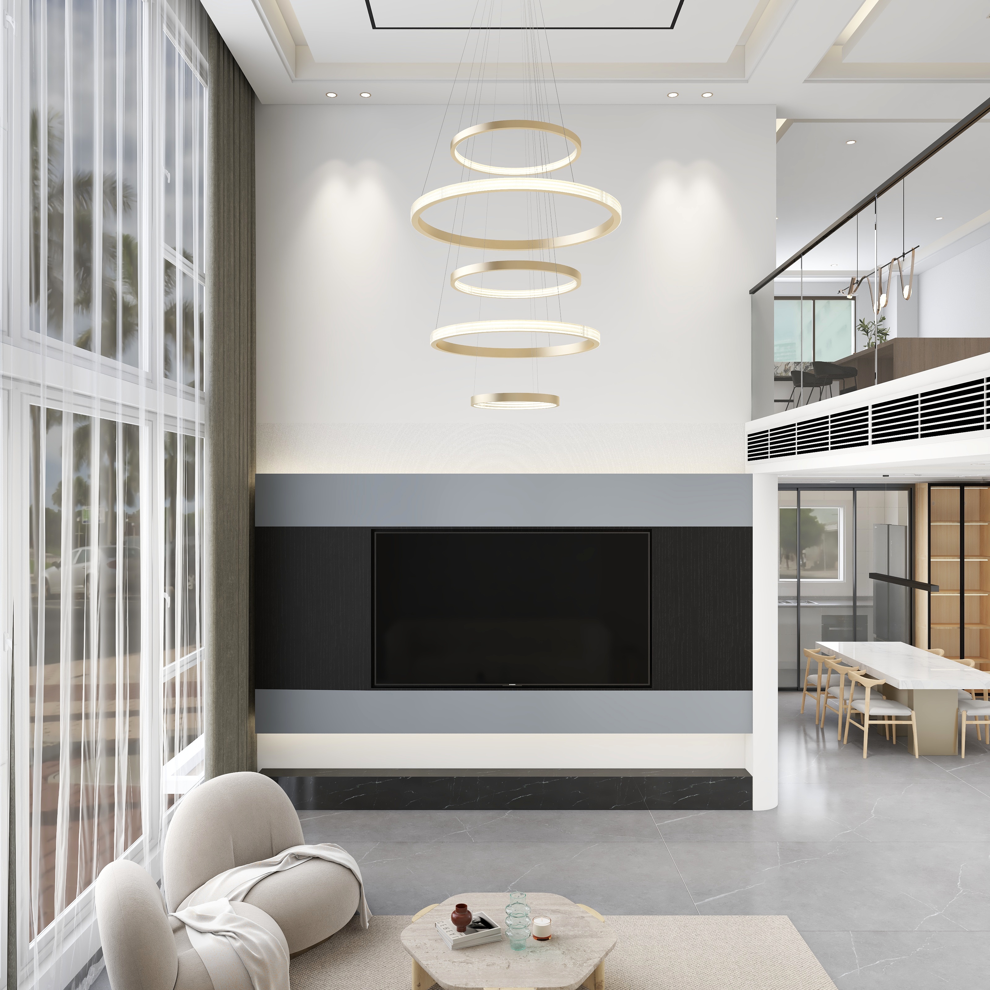 林能标-万山华府191㎡现代复式-装修设计方案