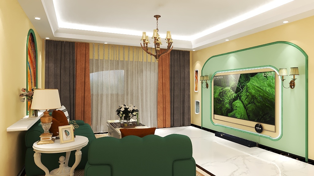 岚天jpZT-保利东湾55㎡-装修设计方案