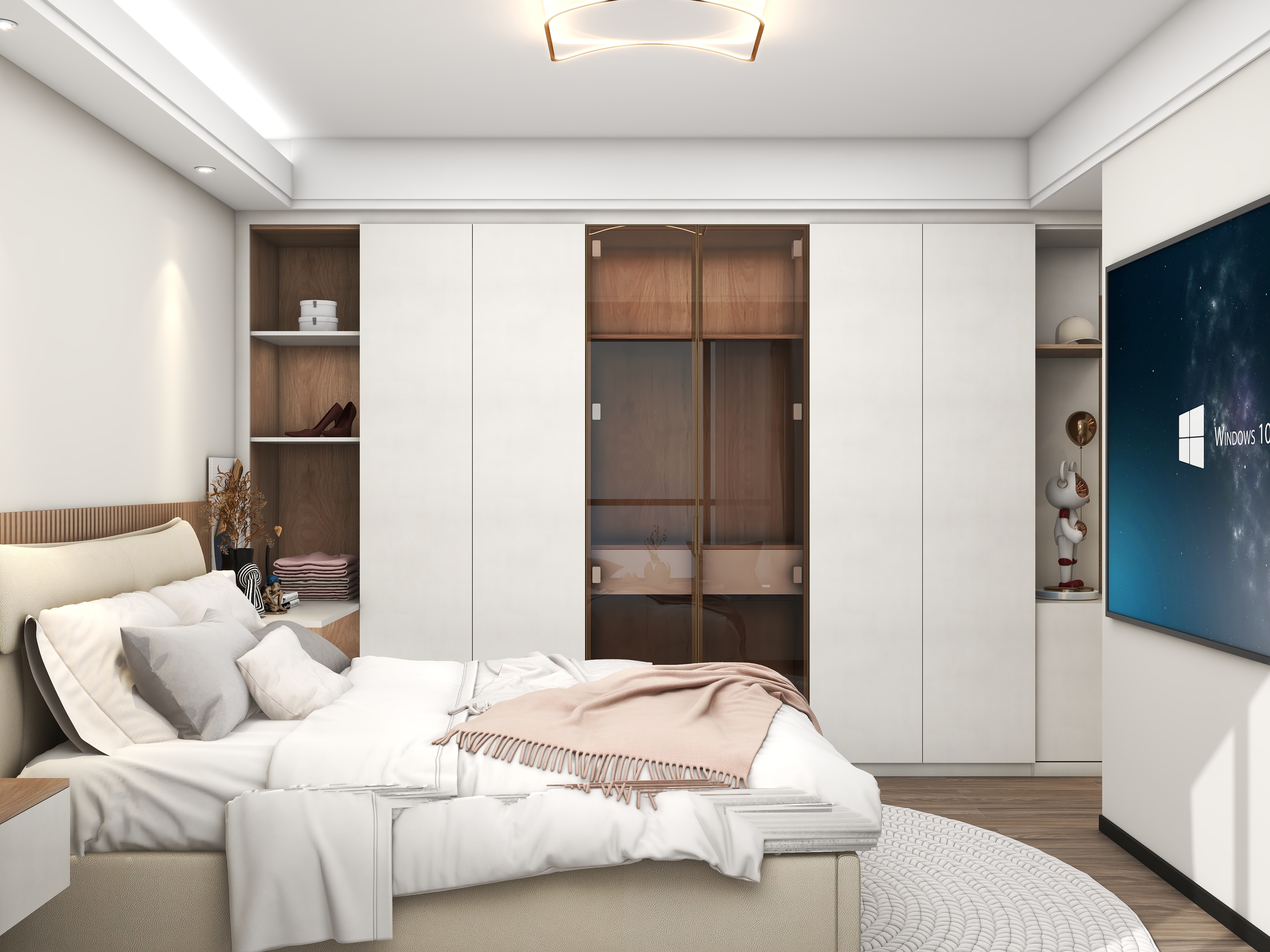 五华伊恋全屋定制-129锦麟峯荟奶油风-副本-装修设计方案