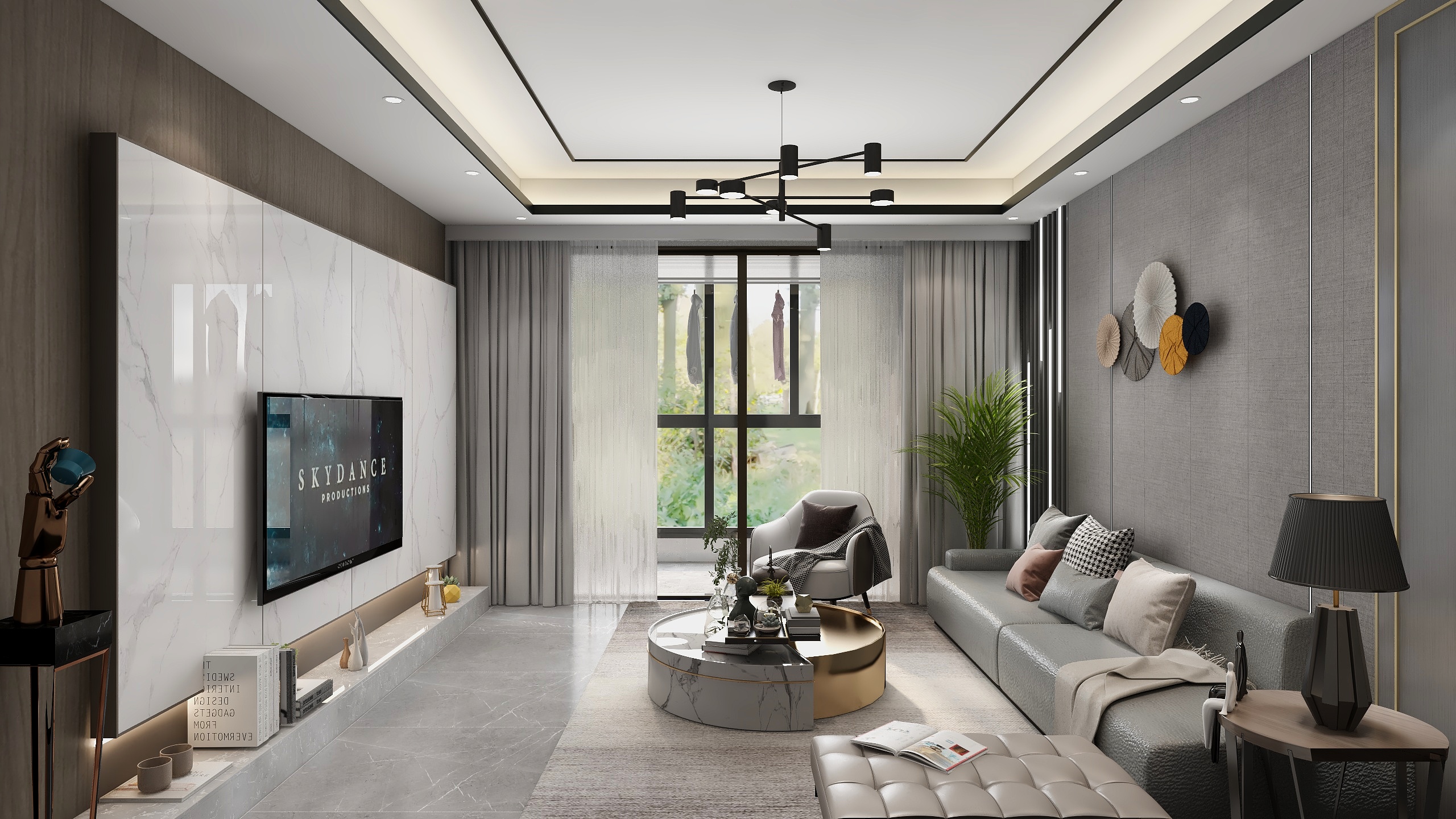 周云勇-三房两厅96m2户型-装修设计方案