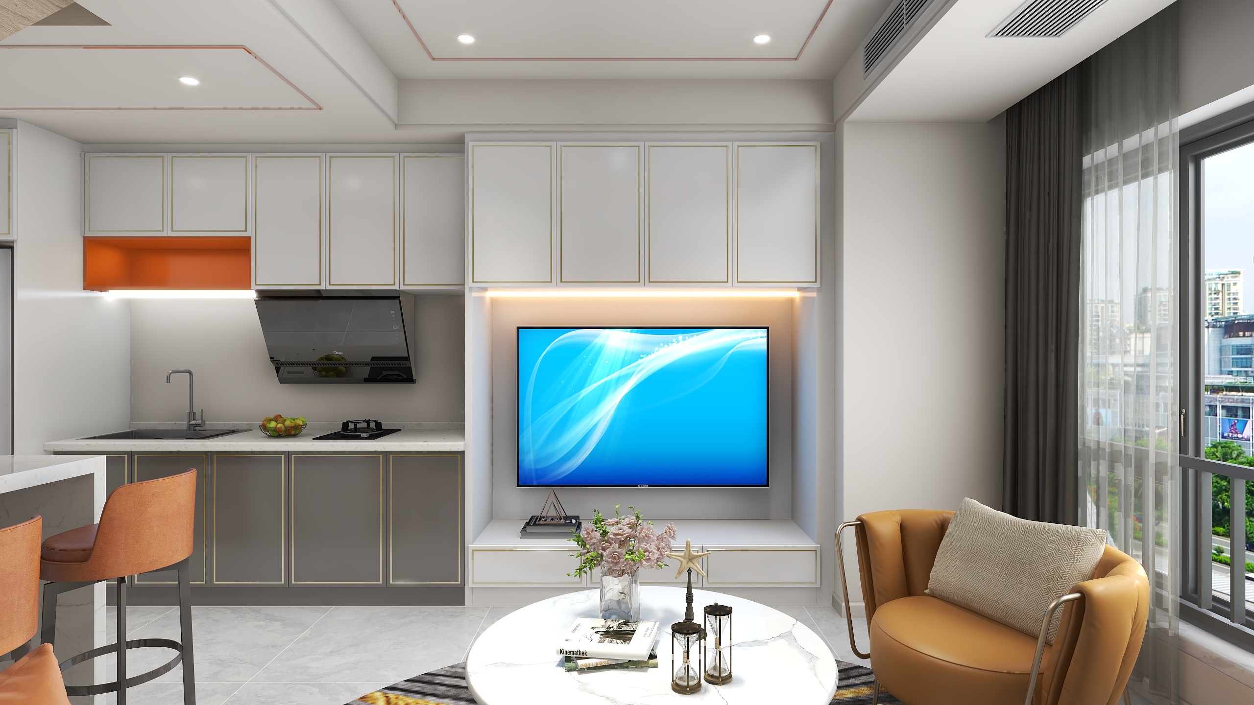 弹簧H-33平LOFT-装修设计方案