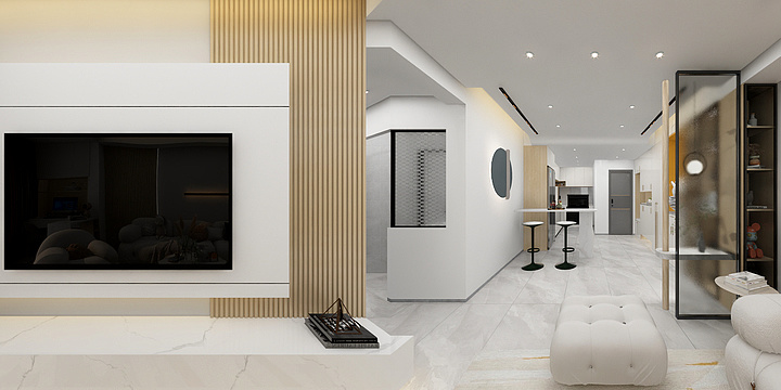 i装修吧-93㎡3室-装修设计方案