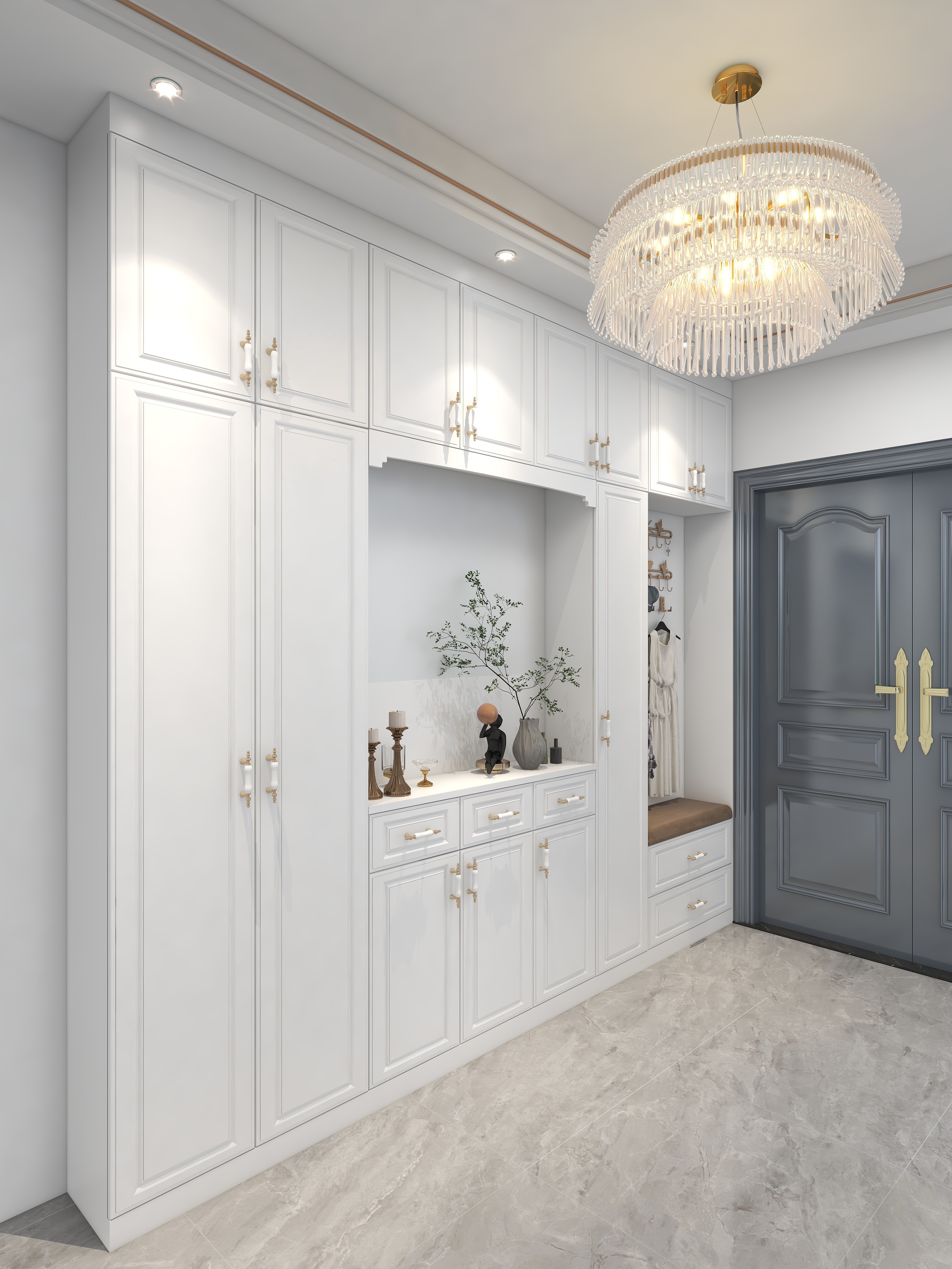 江苏欧港森建筑装饰工程有限公司-别墅大理石-装修设计方案