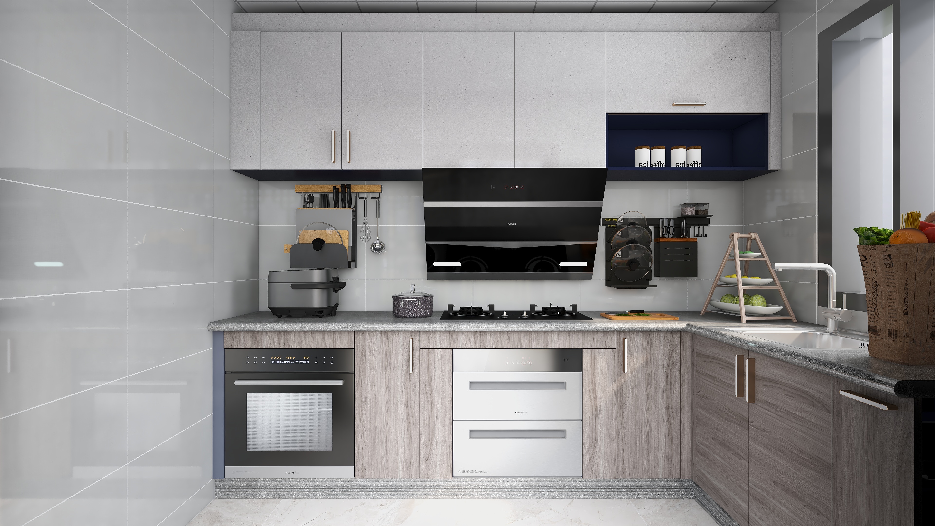 陶酷乐-L型橱柜-装修设计方案