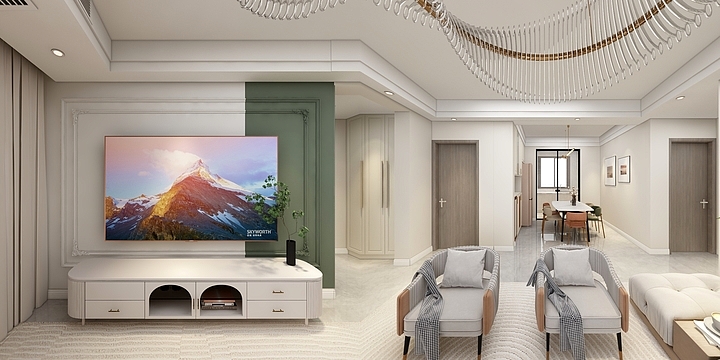 非云非鹤-三星凤凰府2-2-801轻法-装修设计方案