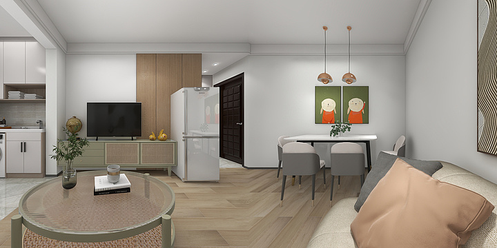 上海新之阁装潢-杨柳佳苑4号楼702室陆先生新居-装修设计方案