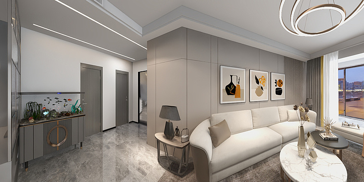 鑫意德_设计师蔡平-普雅花园60-3-401-装修设计方案