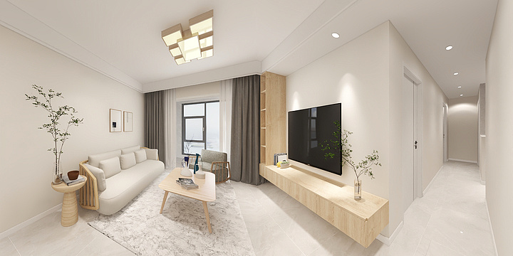 Design一刘俊宇-蝶湖壹号11#706.fdwg-装修设计方案