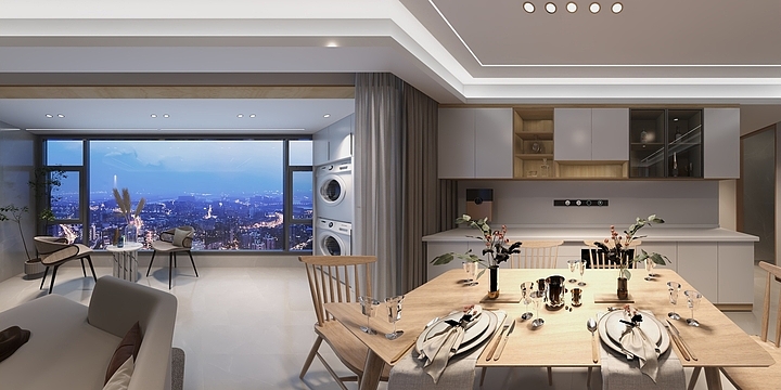 建发央誉6-901-装修设计方案